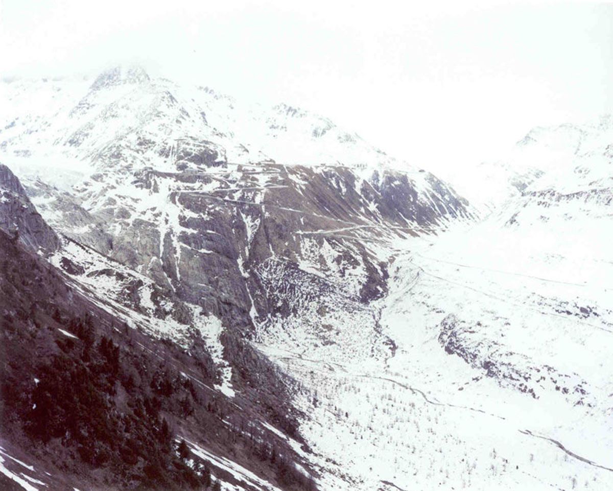 Furka (Passes #1), 1998, C-print mounted on aluminum