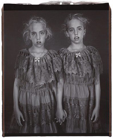 Heather and Kelsey Dietrick (from the Twins series), 2002, Unique polaroid