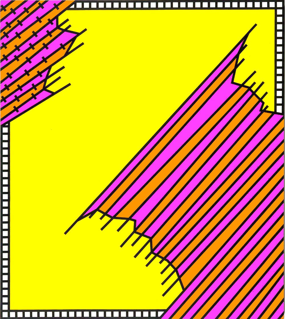 Crossover, 1972, Acrylic on linen