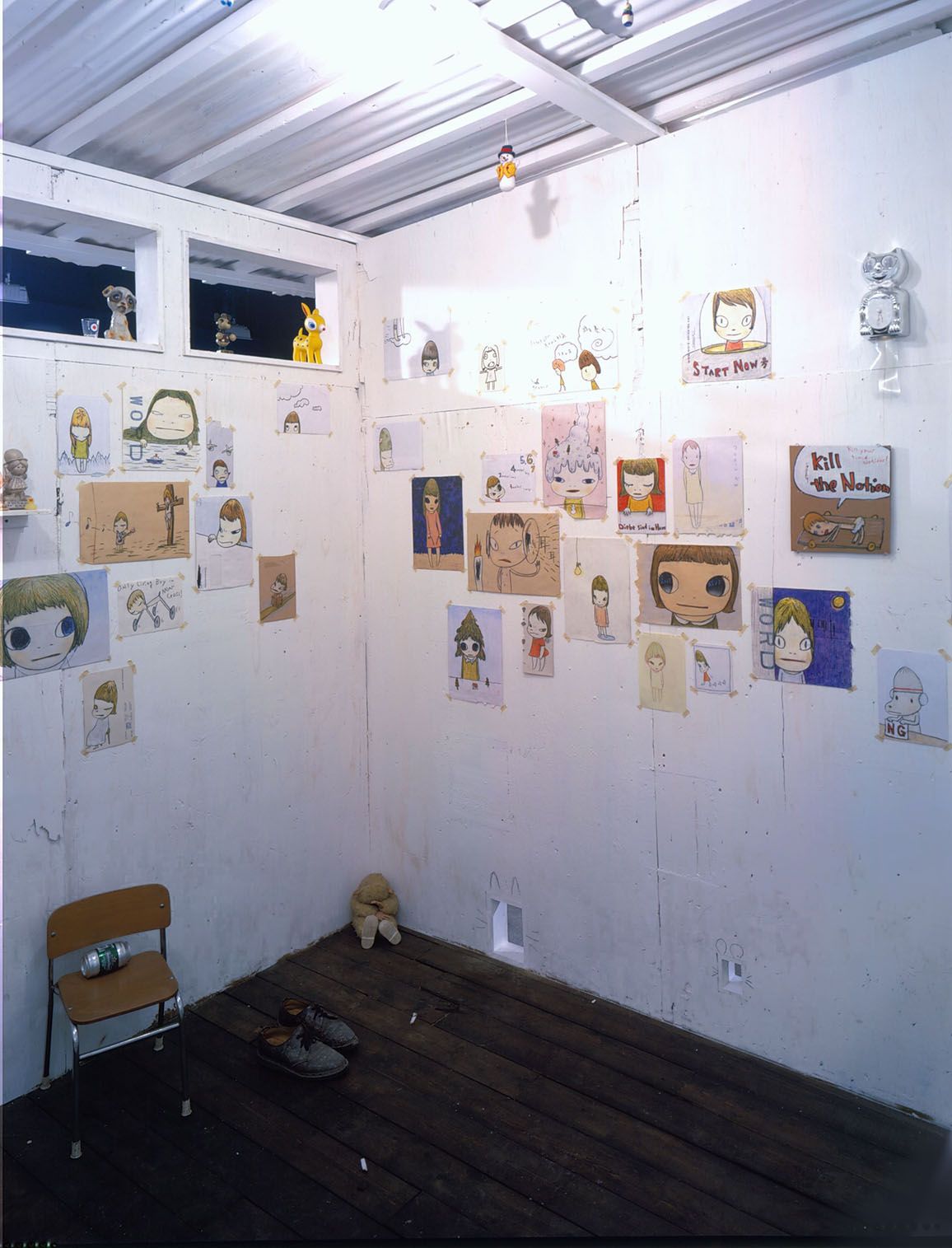 interior of white house installation by yoshimoto nara