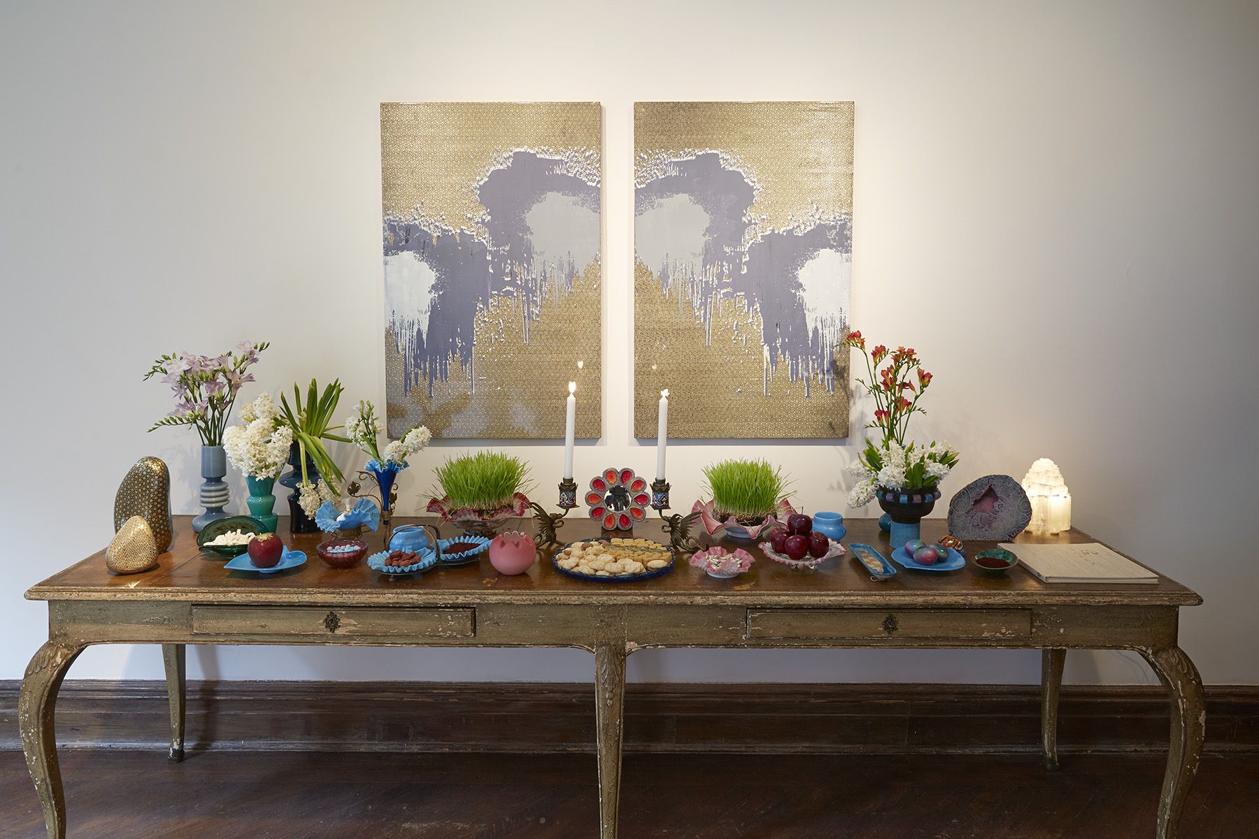 Andisheh Avini (Installation View), 118 East 64th Street, 2015