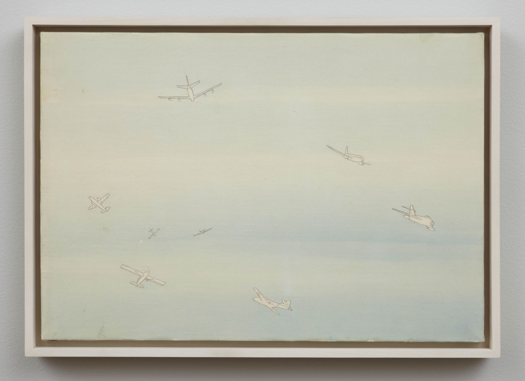 Cieli ad alta quota (per mia figlia Agathe, da suo padre), 1988, Inks on mounted photographic paper