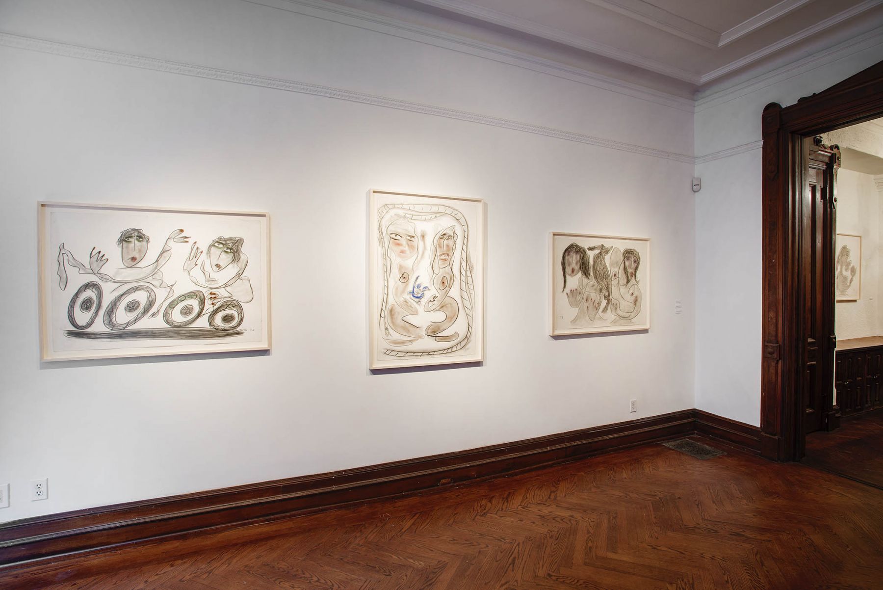 Works on Paper (Installation View), 118 East 64th Street, 2015