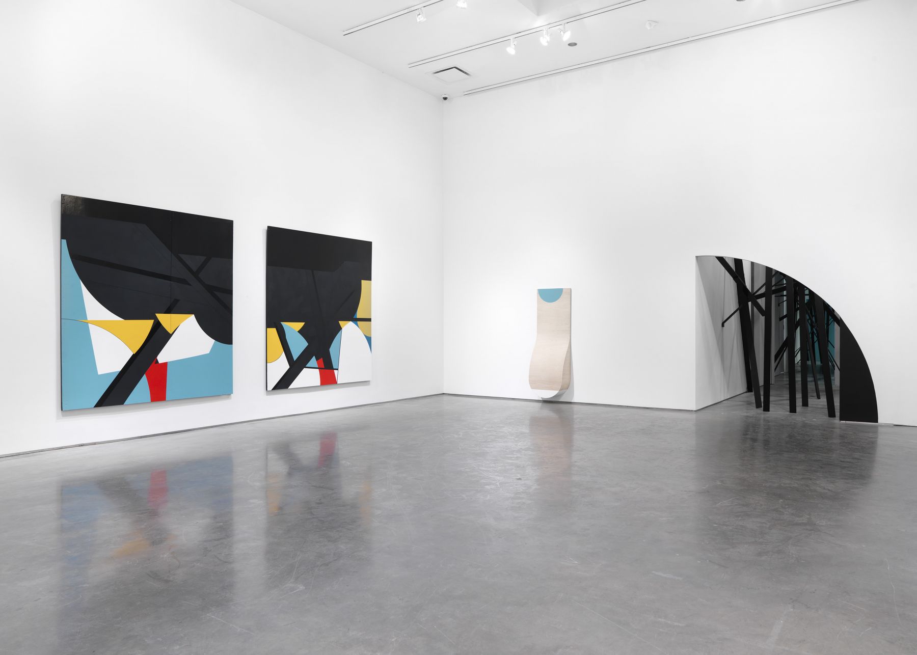 Personal Effects in BLACK (Installation View), Boesky Gallery, 2018