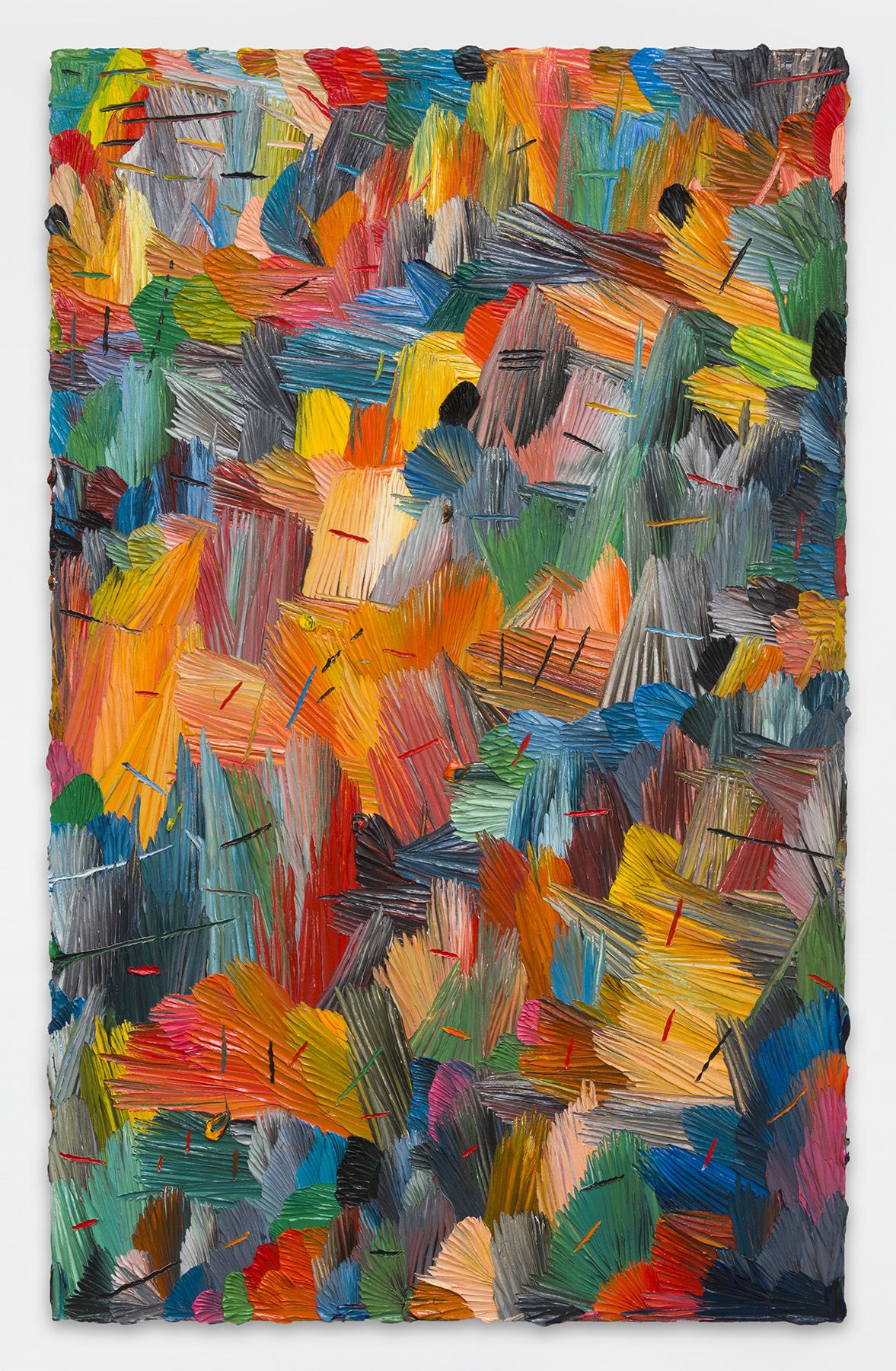 e.f.w. (g.e.) 3/17, 2017, Oil on canvas