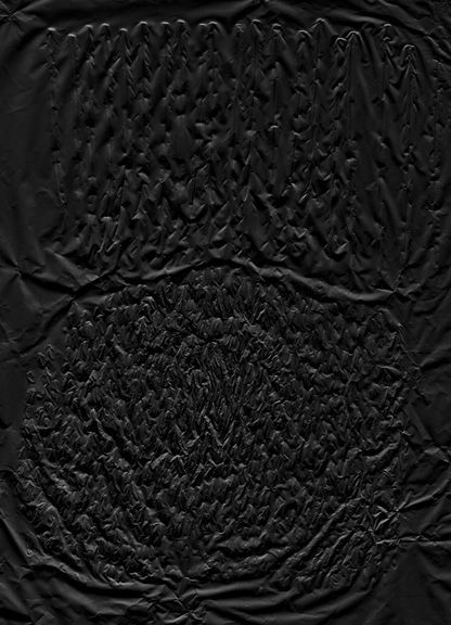 textured black painting by anthony pearson