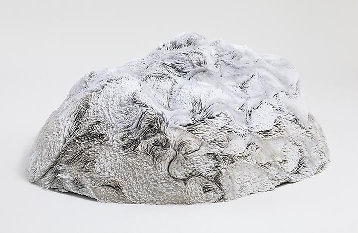 Passed, Present passed, future passed, present, future passed, future, past passed, present, future passed, present passed, past passed, present passed (after passing through the portal and losing your insides), 2011, Fiberglass shell and hand-cut Dura-lar