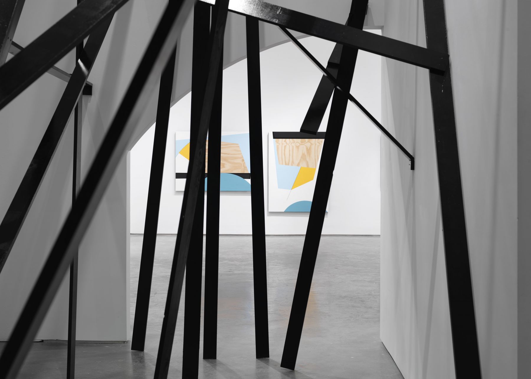 installation in a new york city contemporary art gallery by serge alain nitegeka