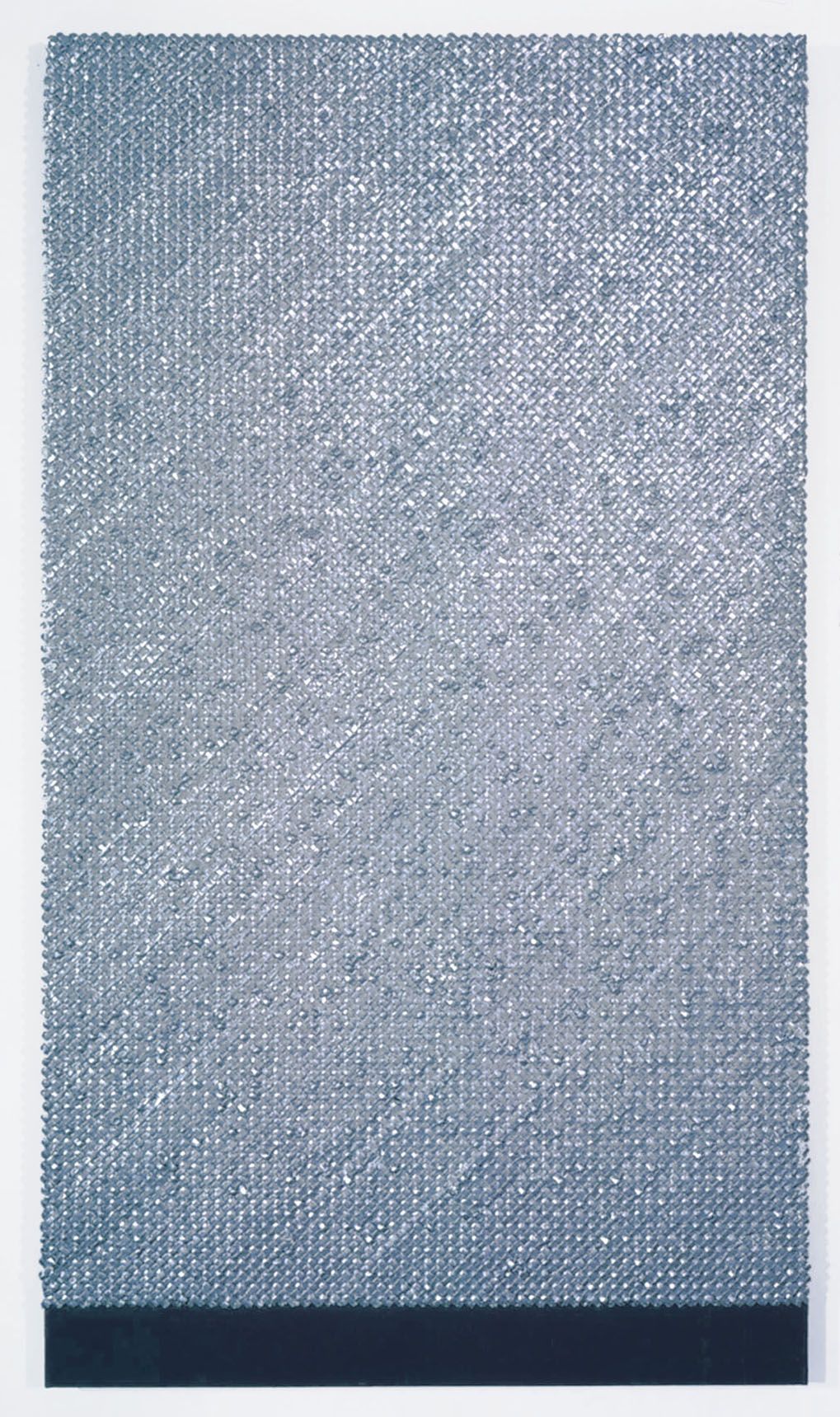 textured grey rectangle by donald moffett