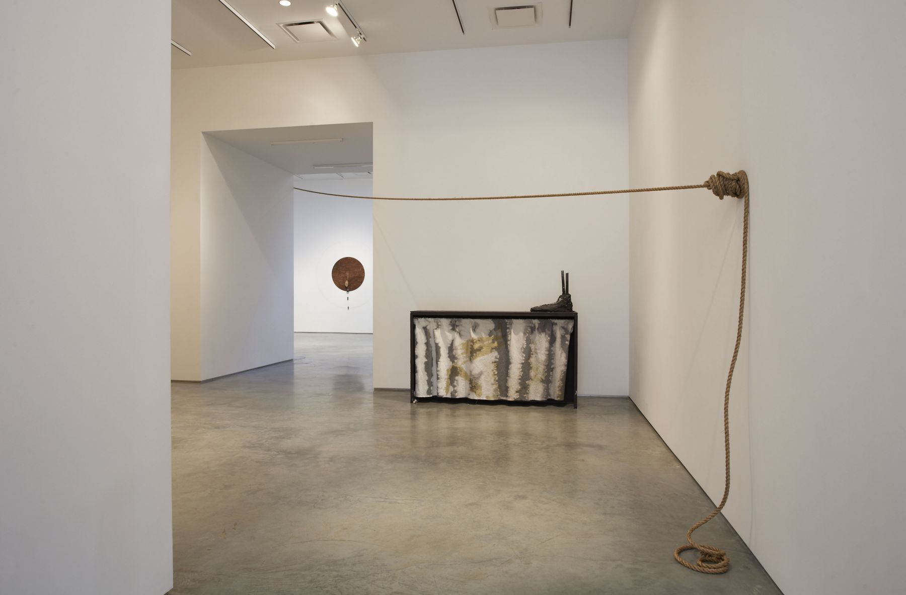Jay Heikes: Like a Broken Record (Installation View), Marianne Boesky Gallery, 2007