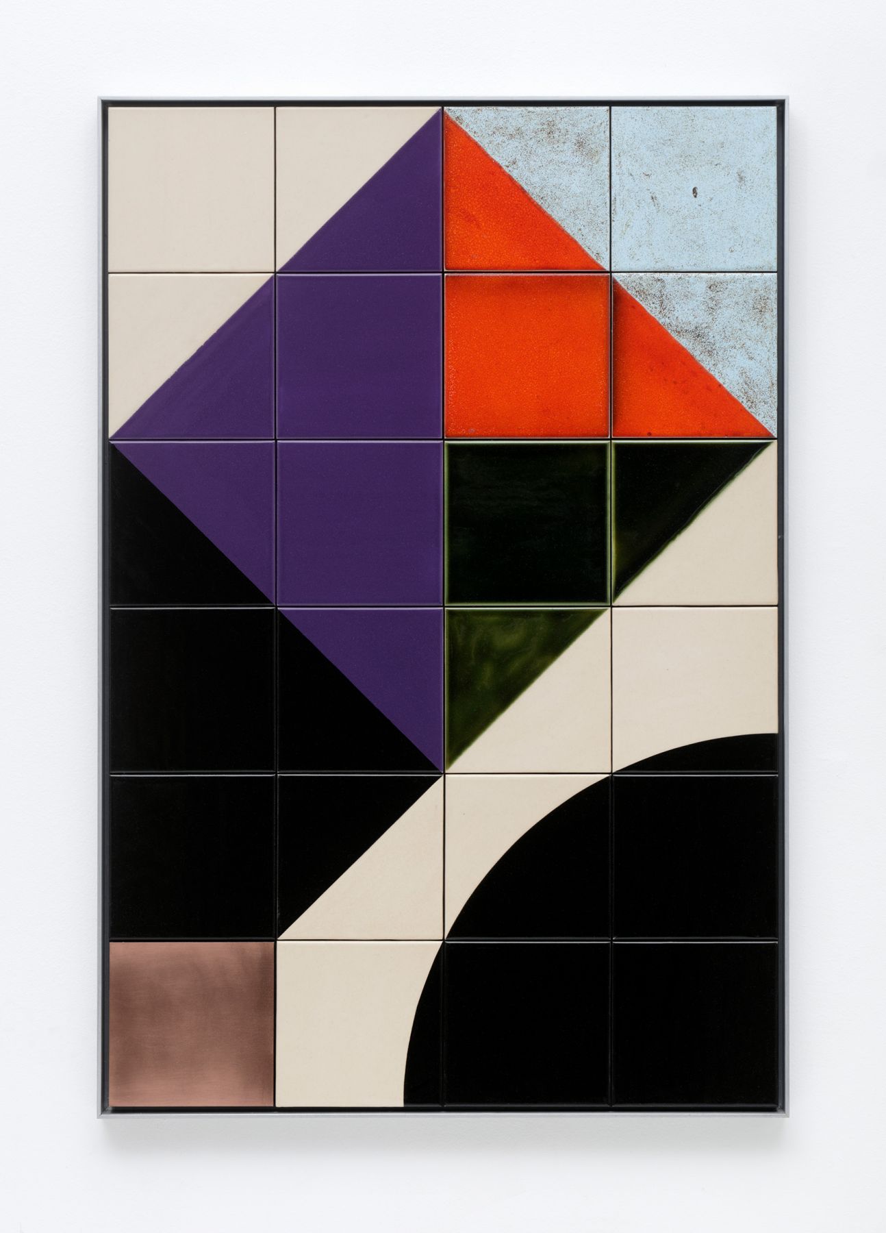 ceramic and copper artwork by artist claudia wieser for sale in a chelsea art gallery