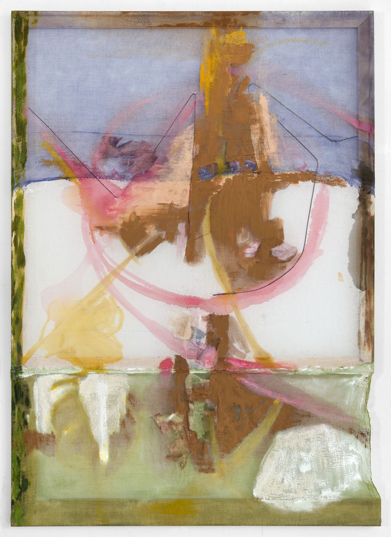 a painting by female artist jessica jackson hutchins that is abstract and colorful
