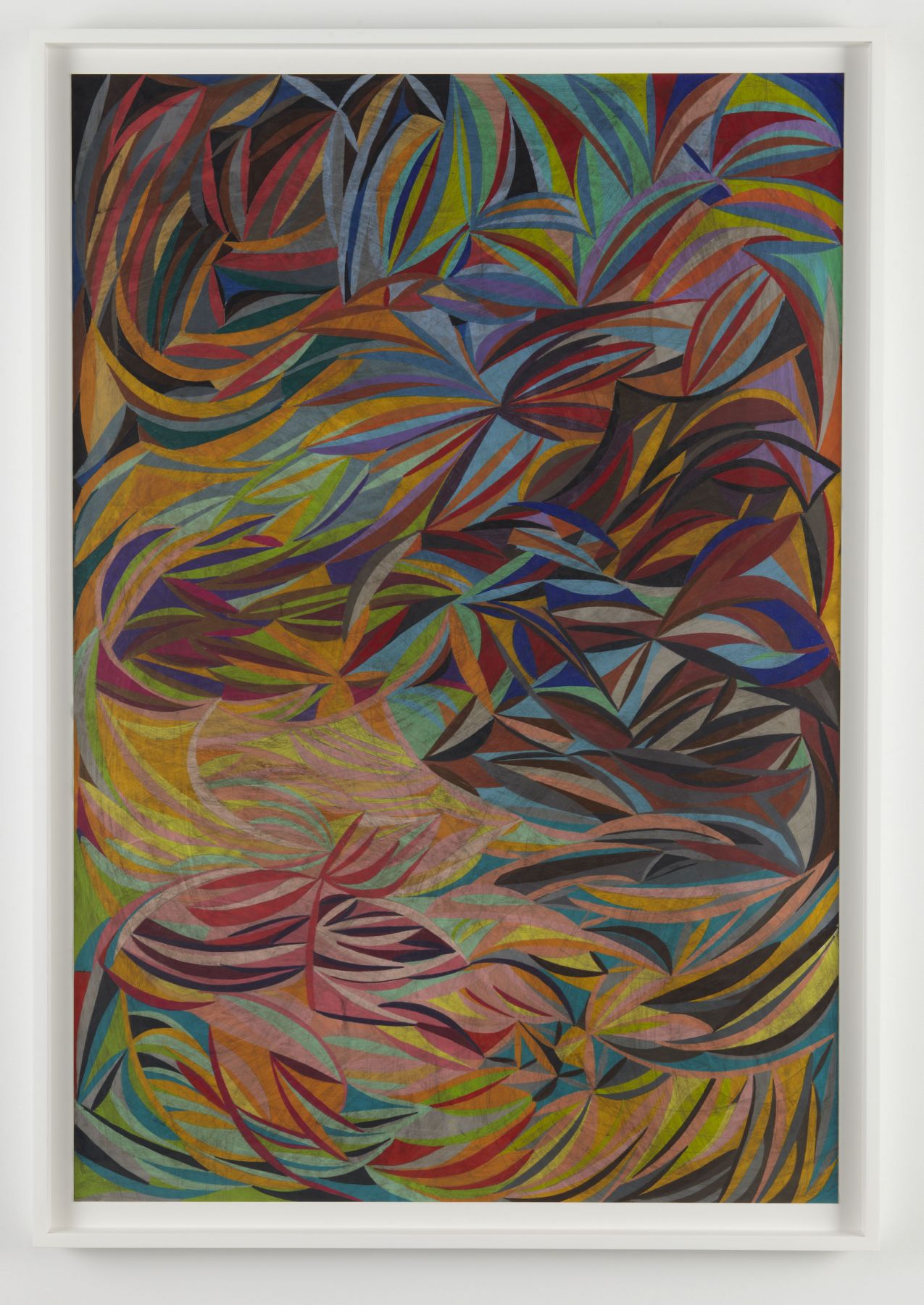 Untitled, 2009, Colored pencil and ink on paper