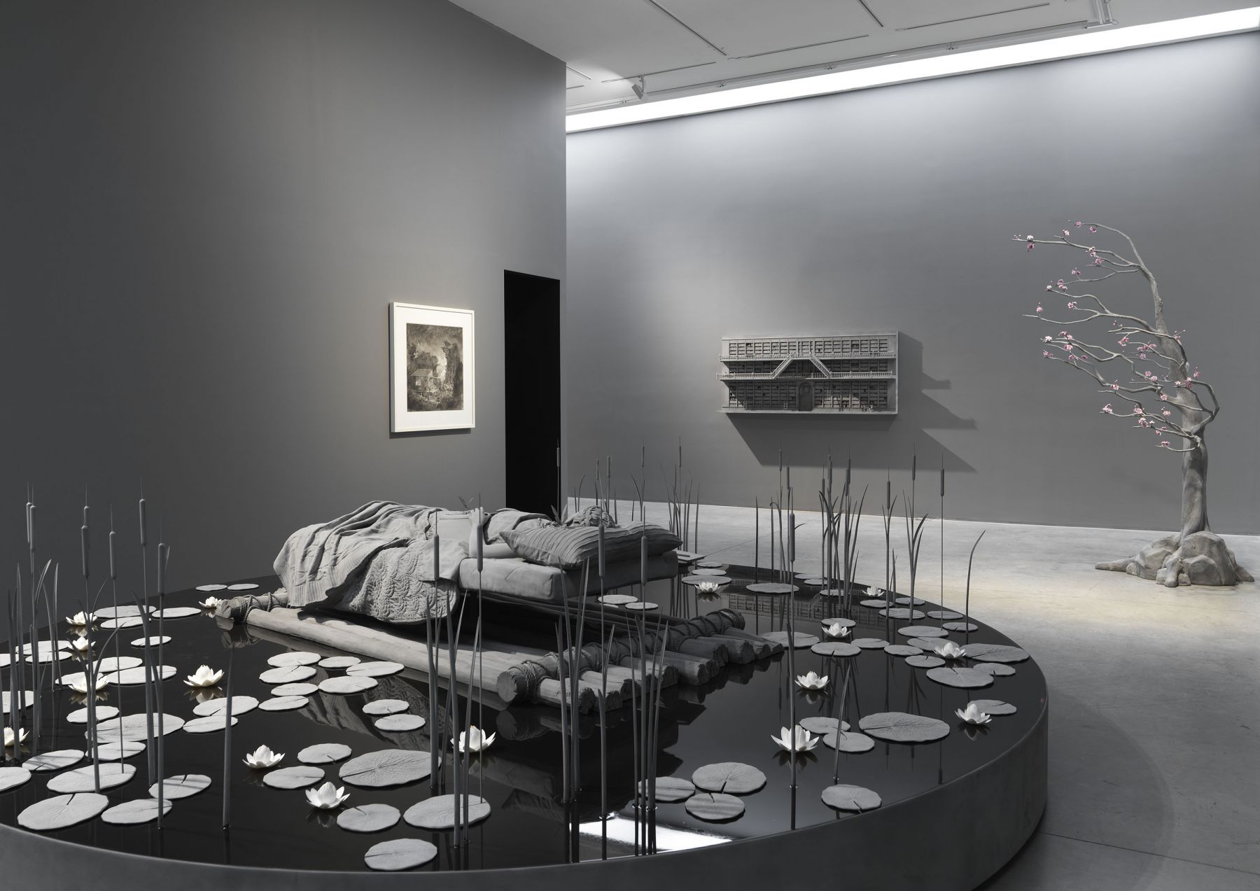 Hans Op de Beeck (Installation View), Boesky East, 2019