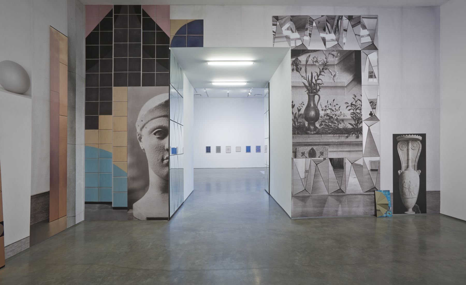 installation of artwork by claudia wieser in marianne boesky gallery