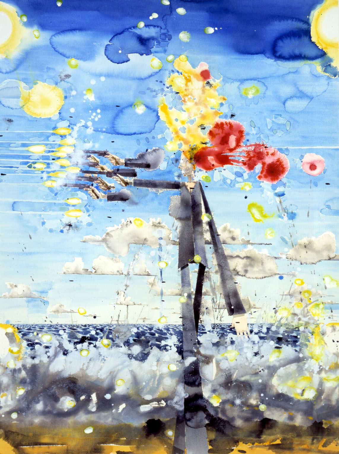 a watercolor artwork by barnaby furnas for sale