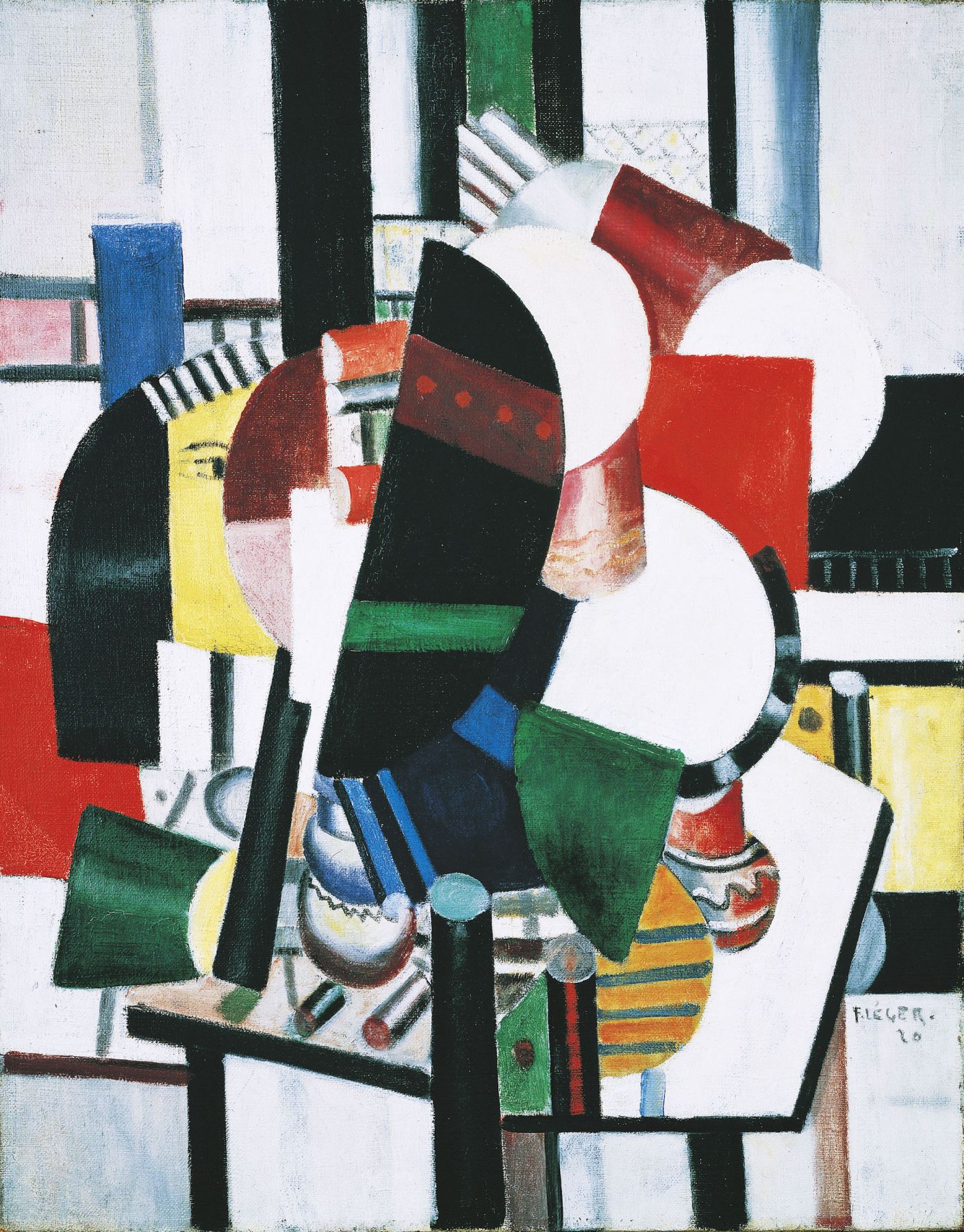 Fernand Léger, Les femmes à la toilette, 1920 Oil on canvas 92.3 x 73.3 cm. (36 3/8 x 28 7/8 in.)