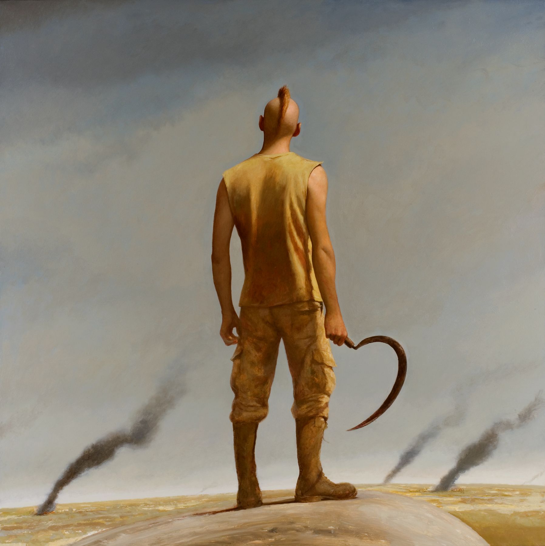 Bo Bartlett, Empire (SOLD), 2007, oil on linen, 60 x 60 inches