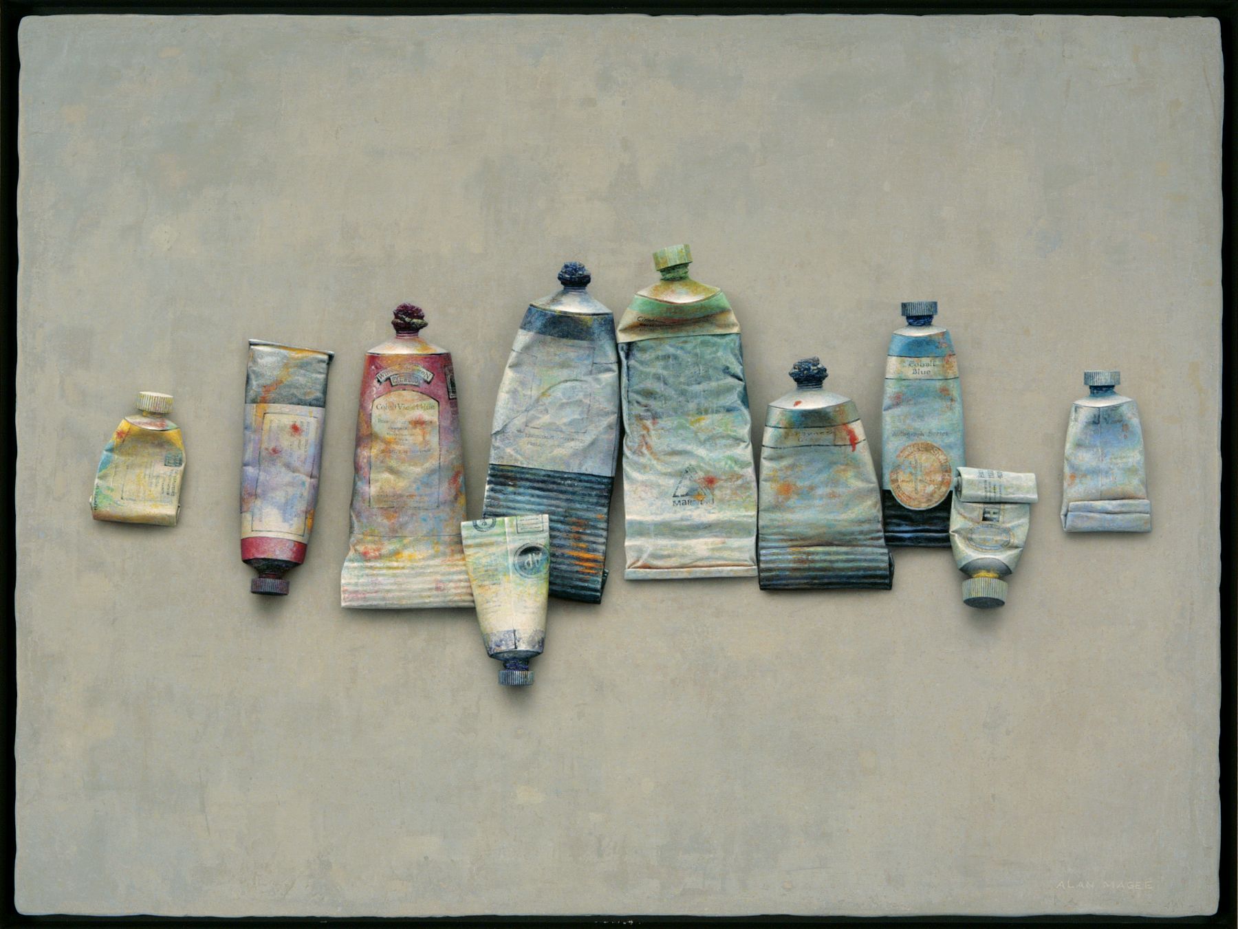 Alan Magee, Theatrum Mundi (SOLD), 2010, acrylic on panel, 24 x 32 inches