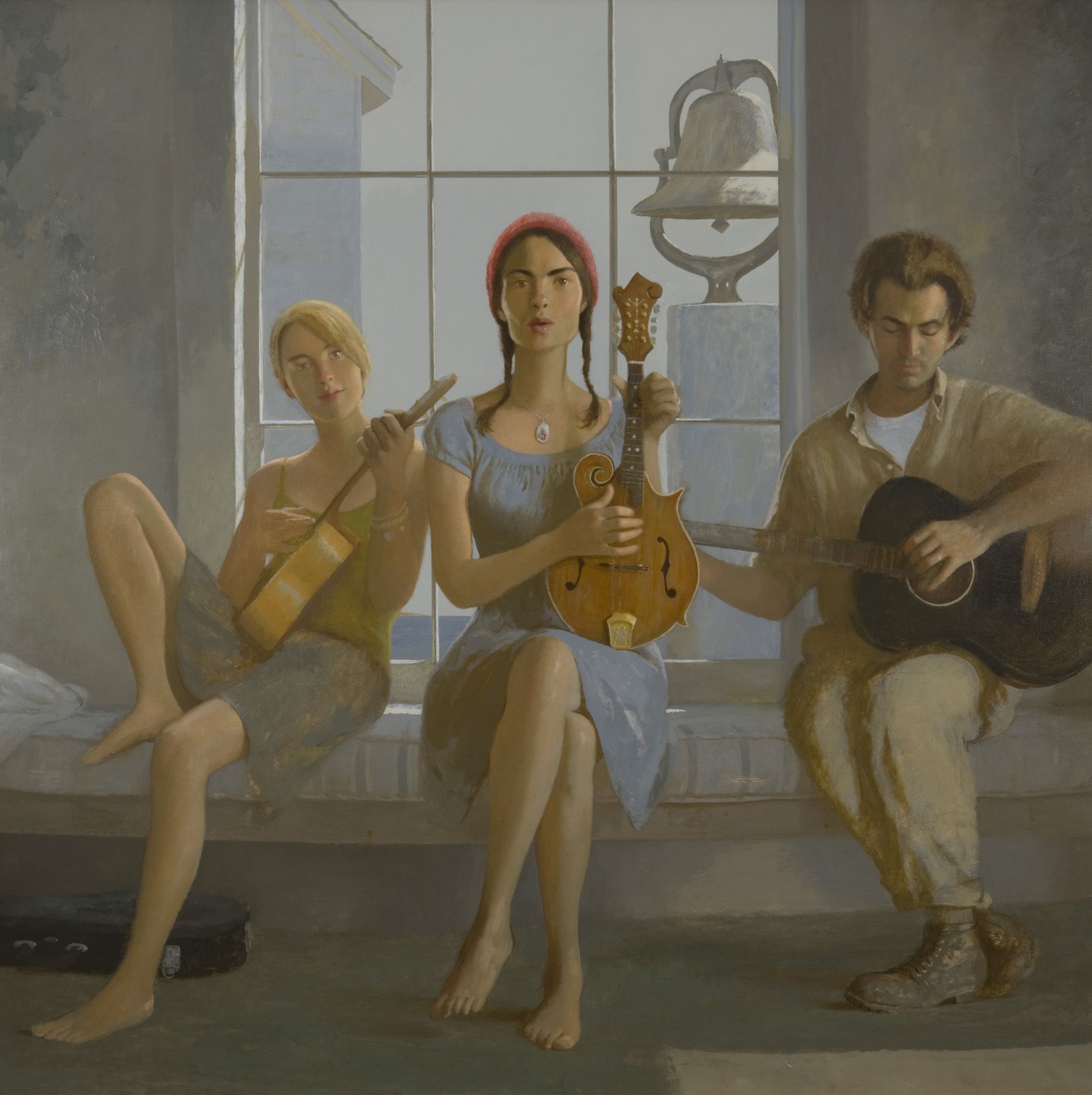 bo bartlett, The Commoners, 2008, oil on linen, 60 x 60 inches