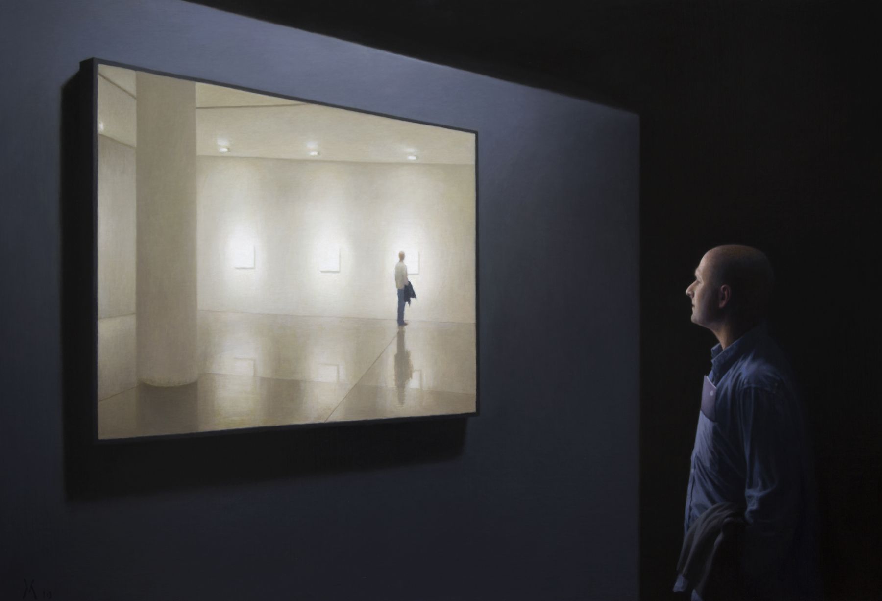 guillermo munoz vera, Without Title / Sin Título, 2010, oil on canvas mounted on panel, 48 x 71 inches