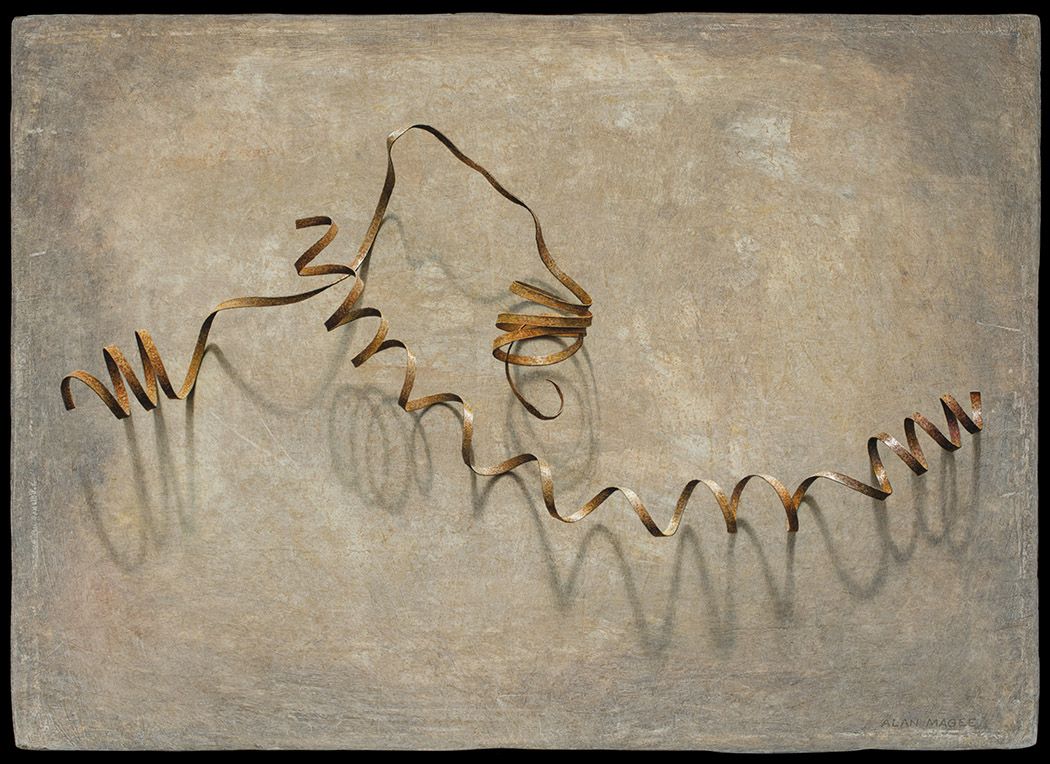 alan magee, Sight and Sound, 2016, acrylic on panel, 16 x 22 inches