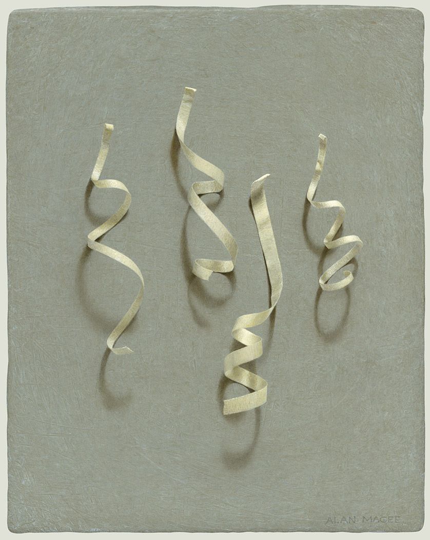 alan magee, Strands, 2016, acrylic on panel, 10 x 8 inches