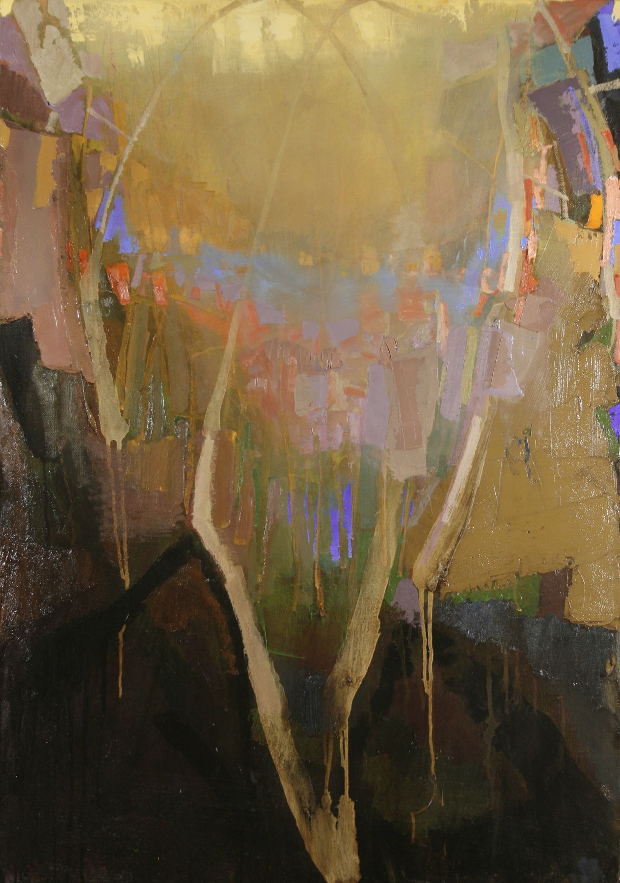 Brian Rutenberg, Tidesong 4 (SOLD), 2008, oil on linen, 36 x 25 inches