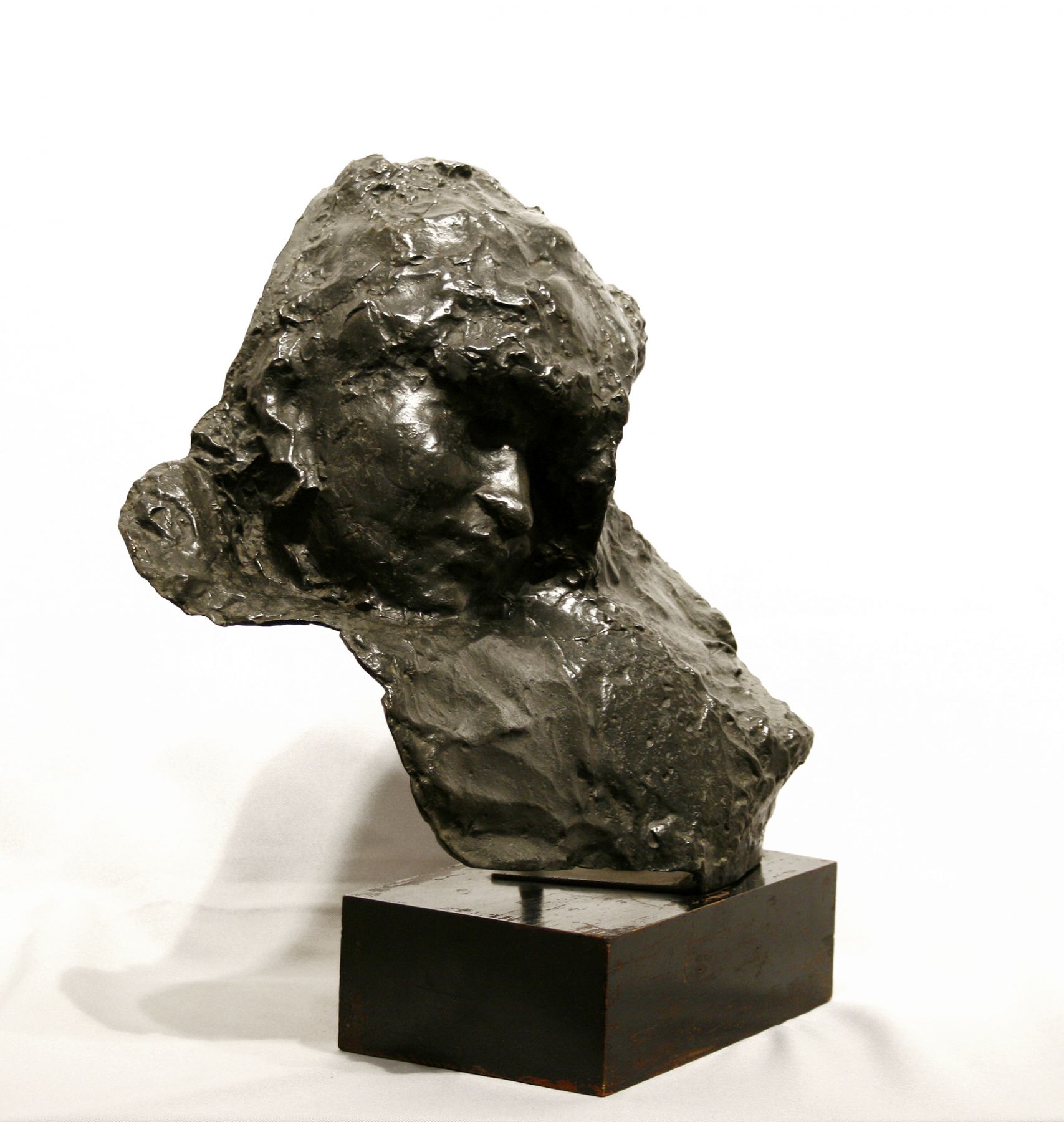 Medardo Rosso, Carne Altrui, c. 1883, bronze, 13 1/2 x 14 x 10 inches