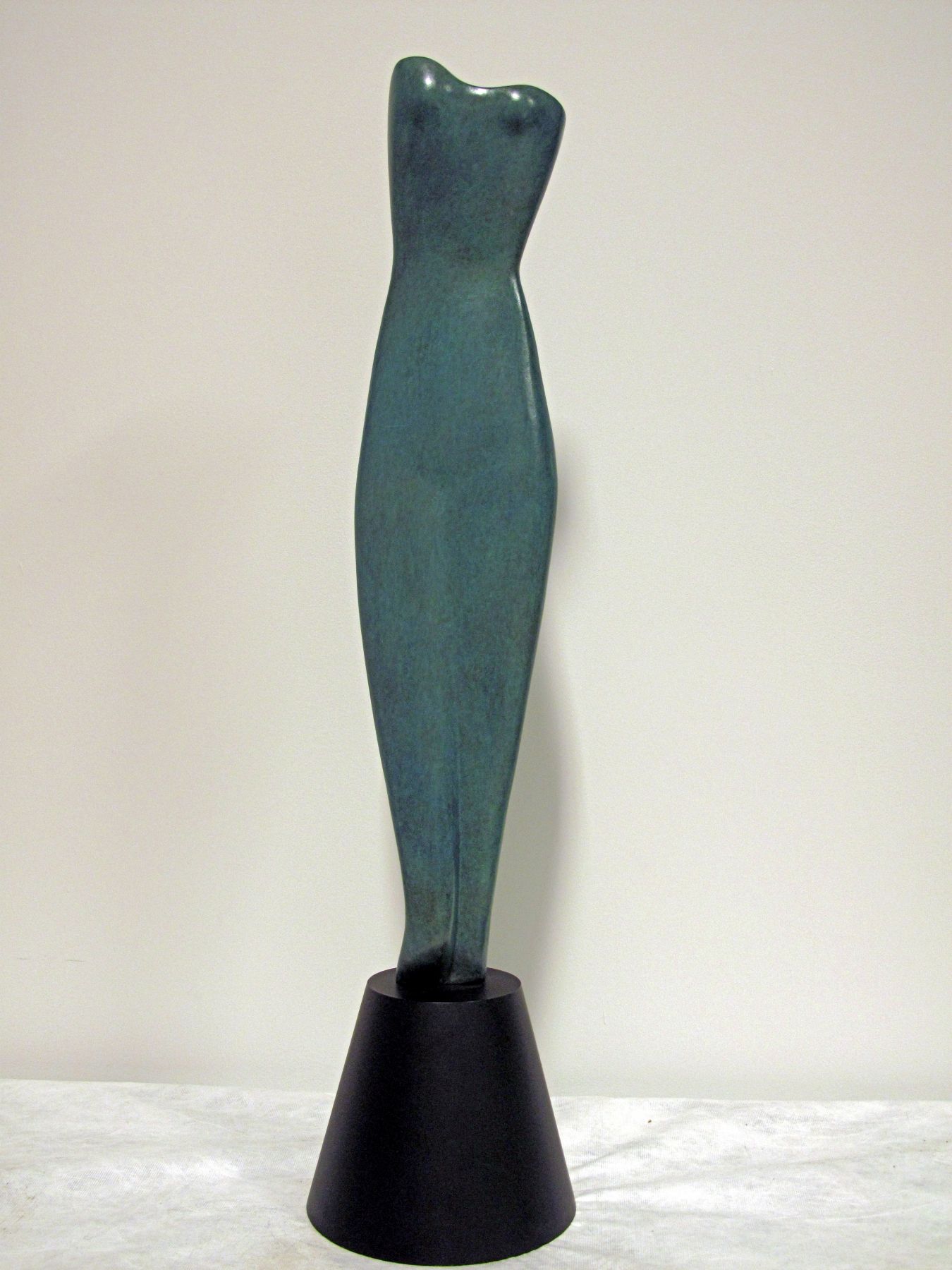 Alexander Archipenko, Hollywood Torso, 1936, bronze, 34 5/8 h x 8 1/4 x w 8 1/4 d inches, edition 6/6, lifetime cast, post humous finish, inscribed “Archipenko 1936 6/6”, Frances Archipenko Gray Collection