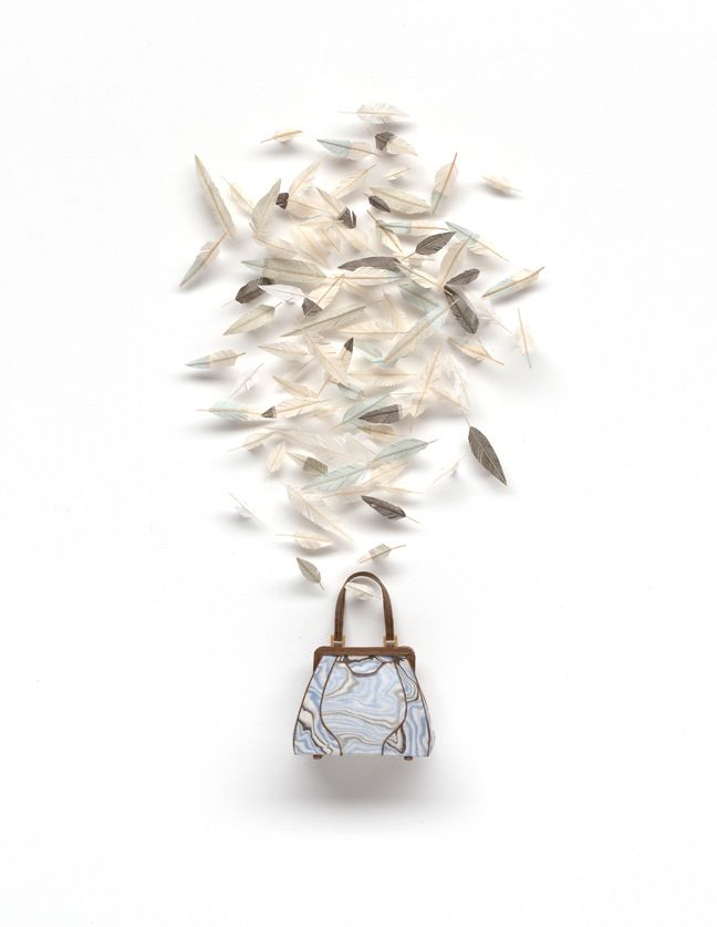 Cybèle Young, I Think I Have Everything (SOLD), 2012, Japanese paper construction, 18 1/2 x 14 1/4 x 2 1/2 inches