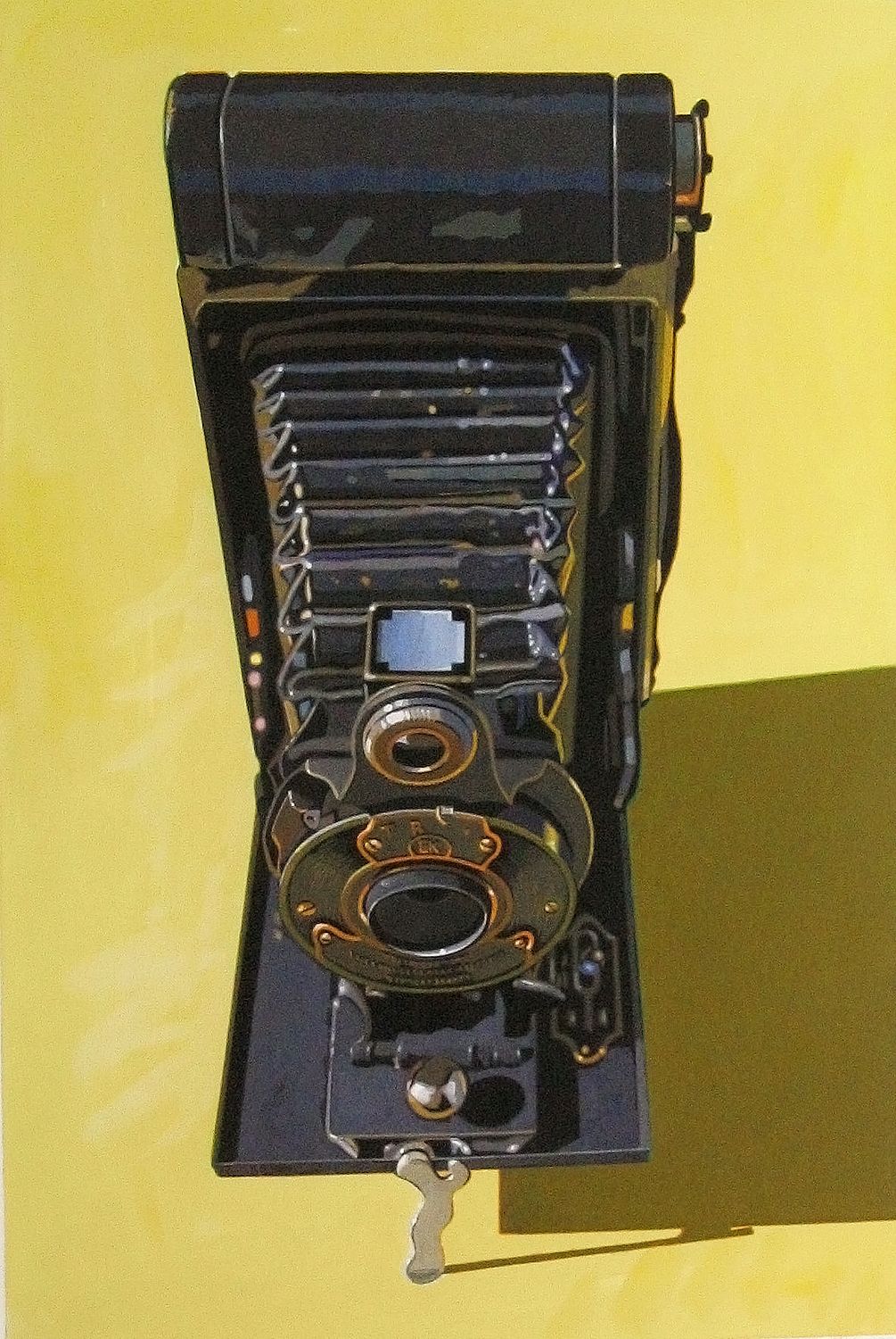 Robert Cottingham, Premo, 1999, gouache on paper, 18 1/2 x 12 1/4 inches