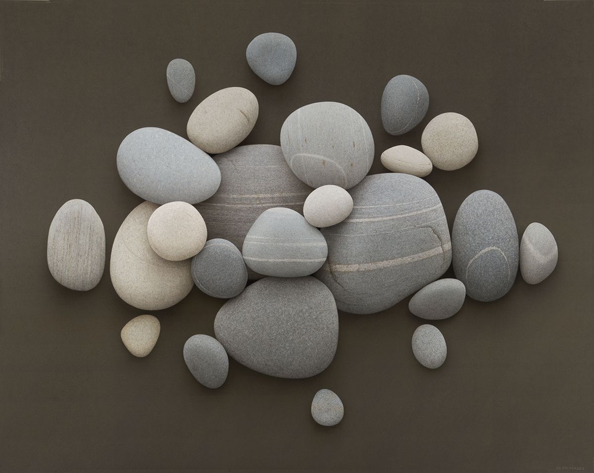 alan magee, Shoal (SOLD), 2015, acrylic on canvas, 64 x 80 inches