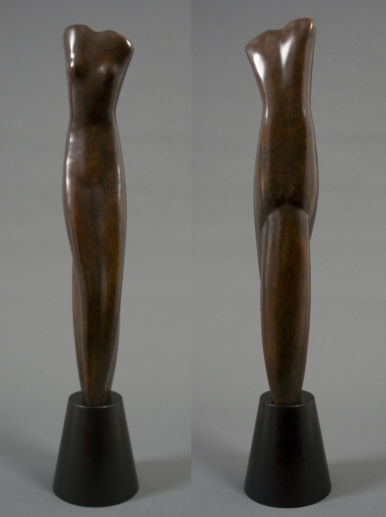 Alexander Archipenko, Torso, var. II (SOLD), 1945, bronze, 25 x 5 x 5 1/4 inches, Edition 9/12F