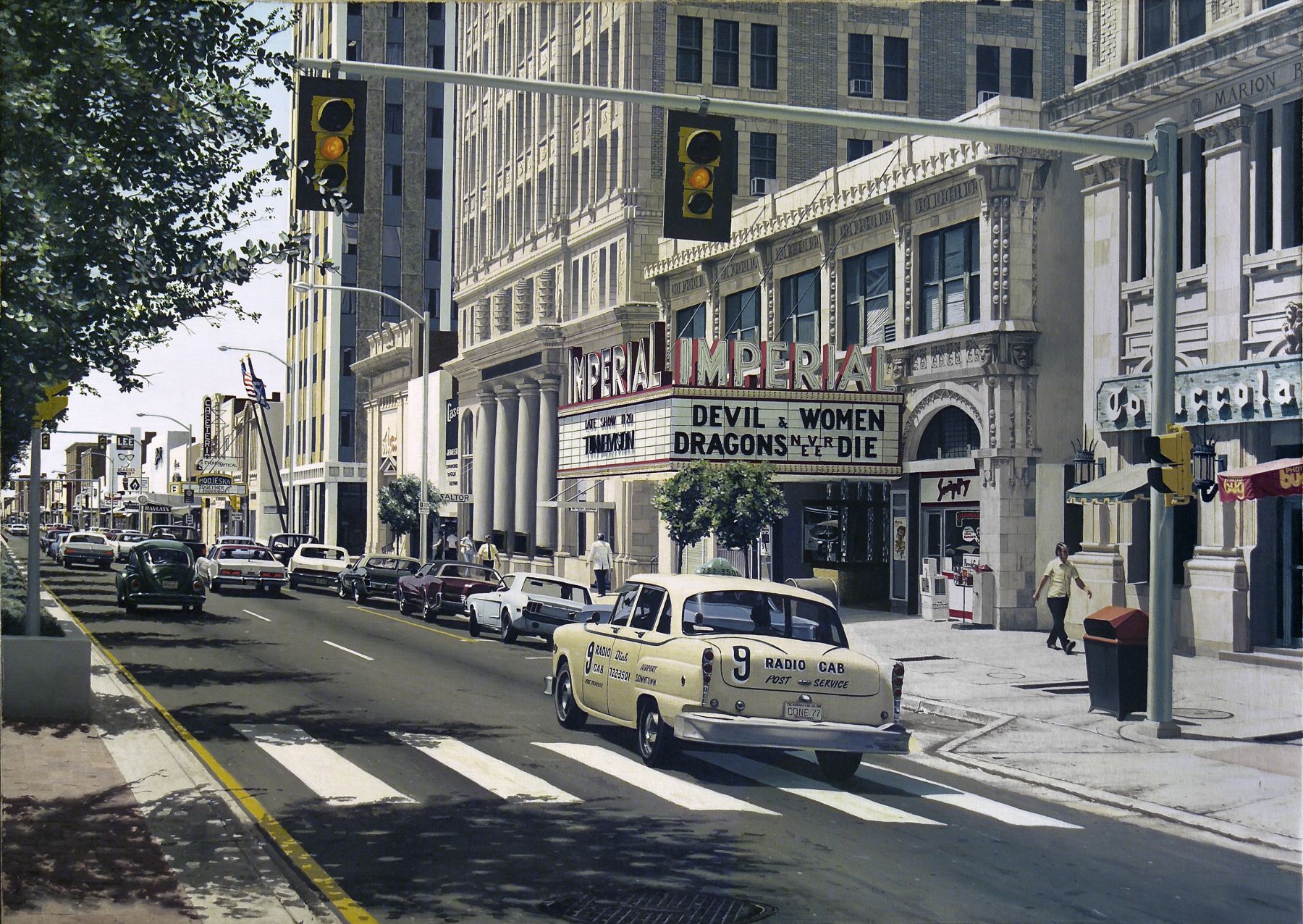 Davis Cone, Imperial (SOLD), 1977, acrylic on canvas, 34 x 48 inches