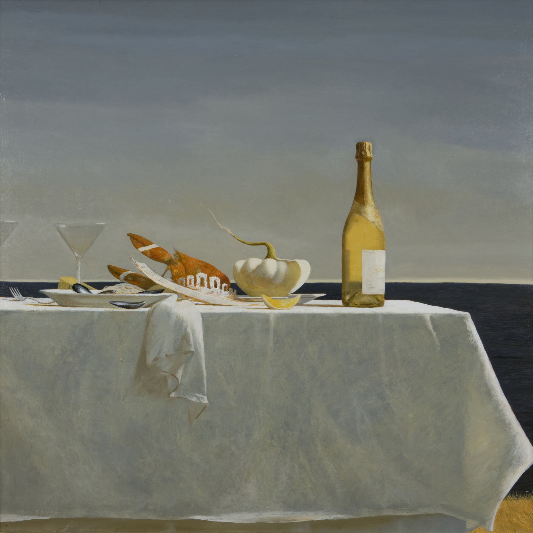 Bo Bartlett, The Anniversary Party, 2008, oil on linen, 48 x 48 inches