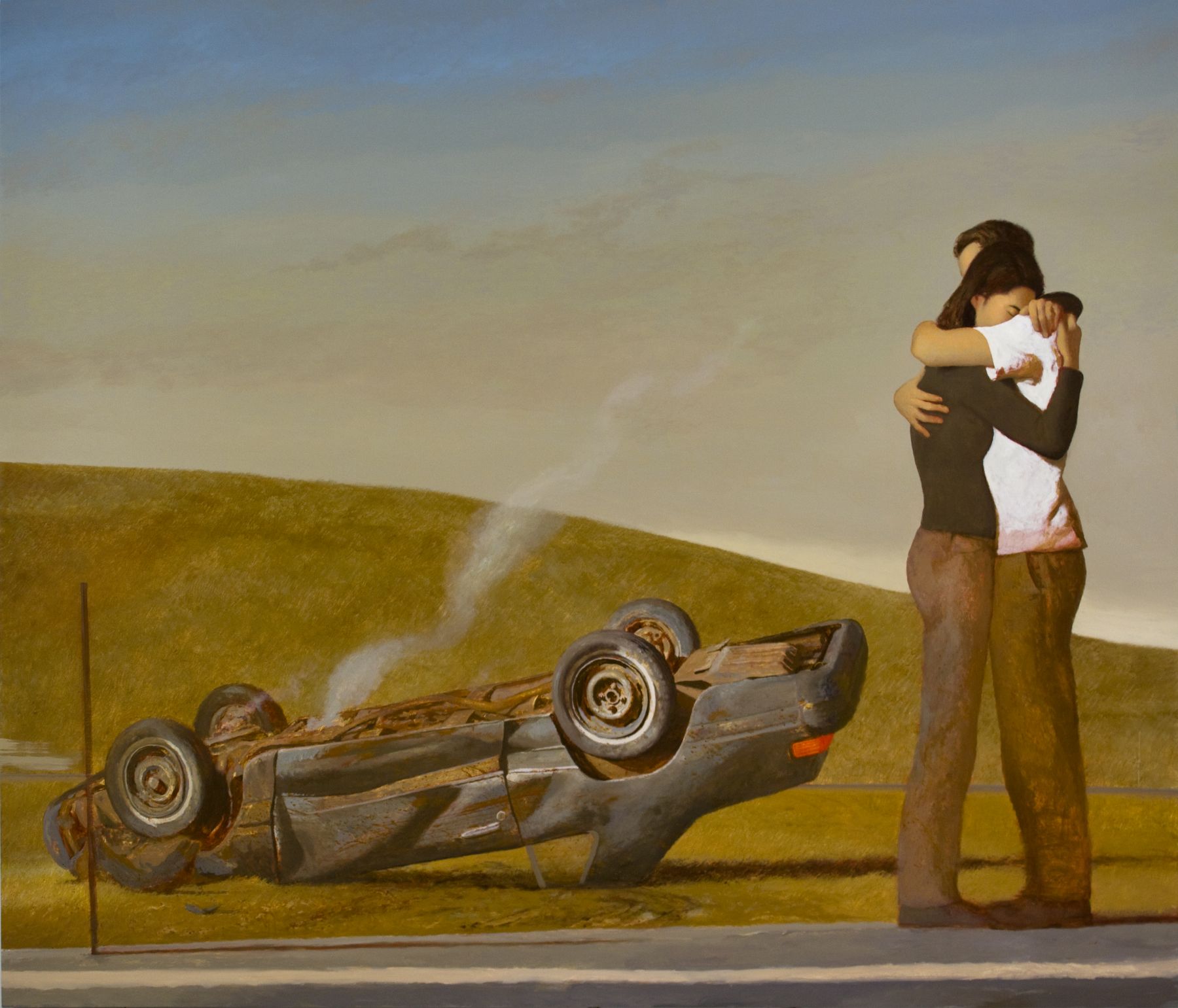 Bo Bartlett, A Miraculous Outcome, 2008, oil on linen, 76 x 90 inches