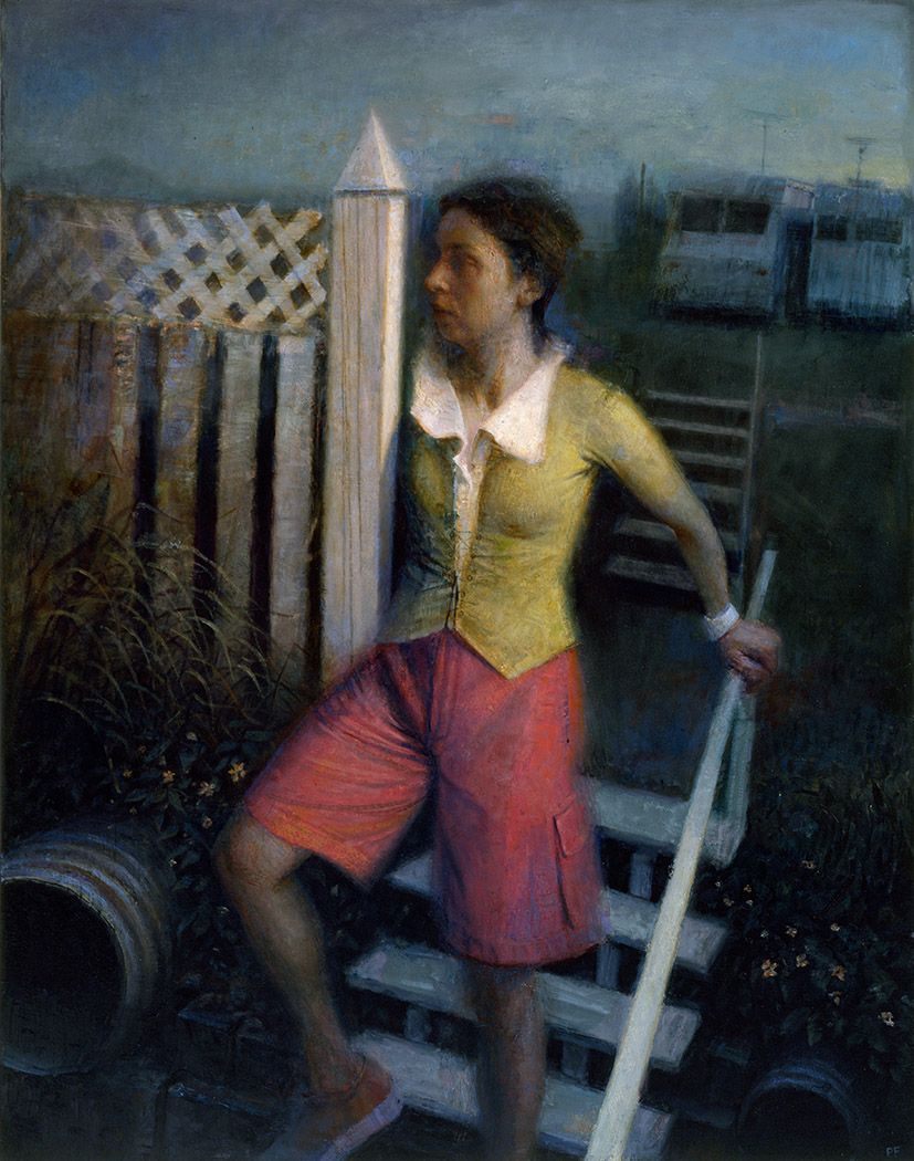 paul fenniak, Departure, 2012, oil on canvas, 54 x 42 inches