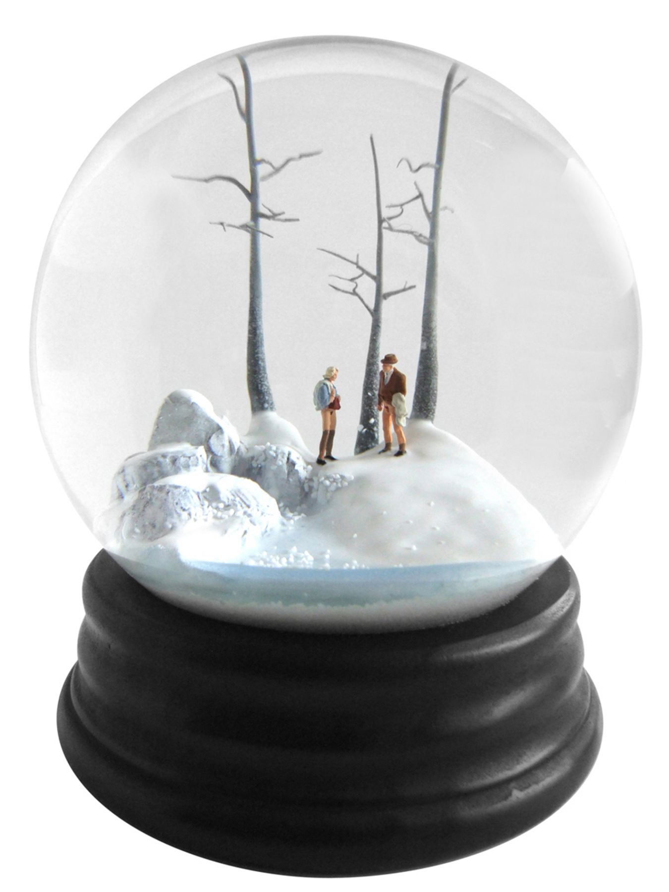 Walter Martin & Paloma Munoz, Traveler CCLVIII (258), 2012, glass, wood, water and plastic, 9 x 6 x 6 inches