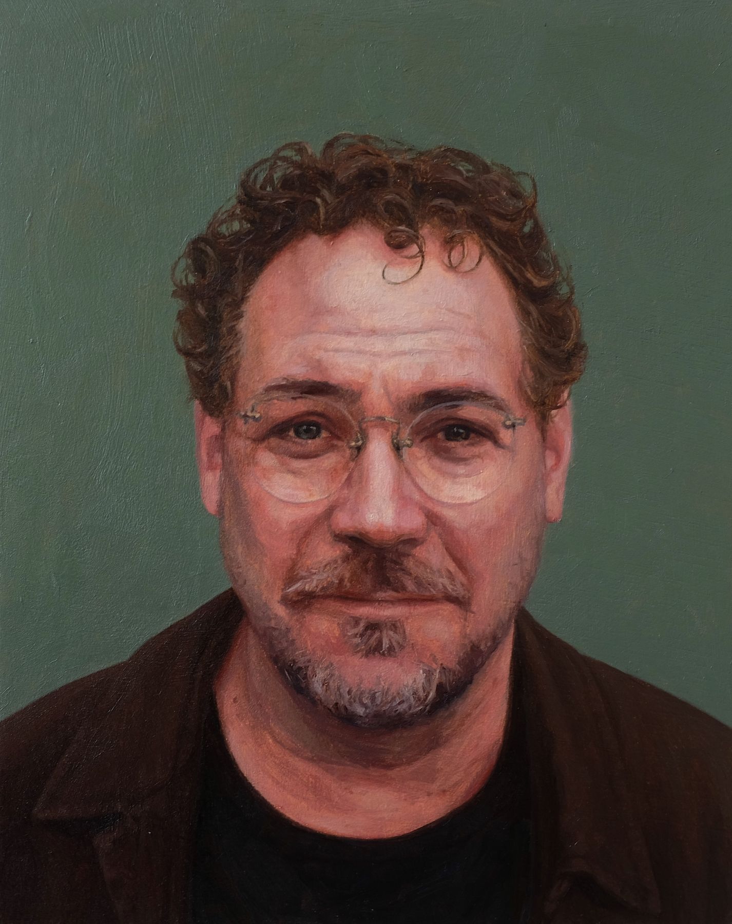 Jacob Hayes, Wade, 2017, oil on panel, 10 x 8 inches