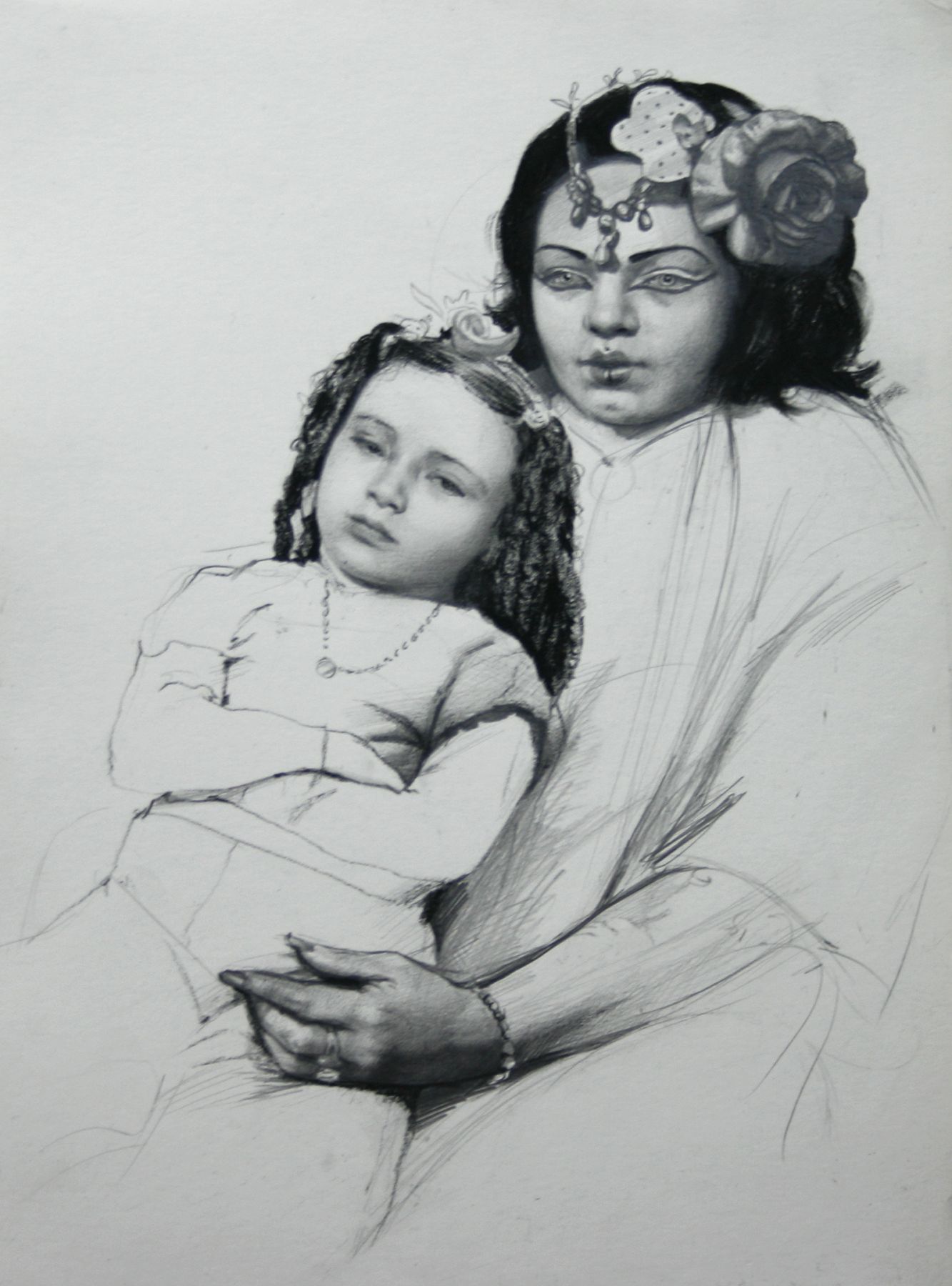 Steven Assael, Venus and Destiny, 2008, oil on canvas, 14 1/2 x 10 7/8 inches