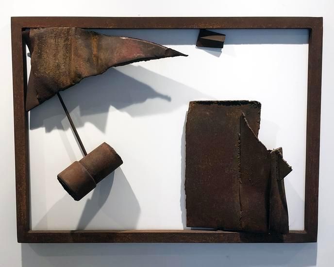 Untitled, c. 1960, steel, 35 1/2 x 48 x 6 in.