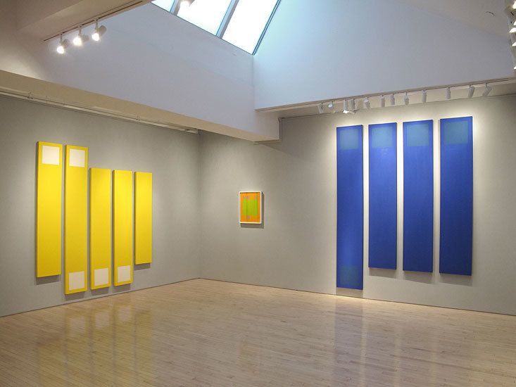 Installation view, "Doug Ohlson: Panel Paintings from the 1960s," Washburn Gallery, New York, September 15 - November 5, 2011