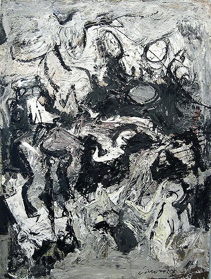 Nicolas Carone, Untitled, 1952, oil on canvas, 37 x 28 in.