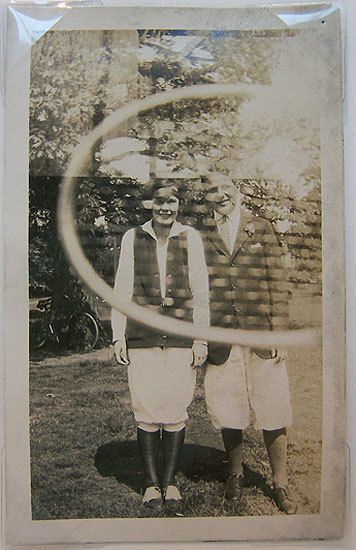 Tennis Racket (Double Exposure), 1923, 2 3/4 x 4 7/16 in.
