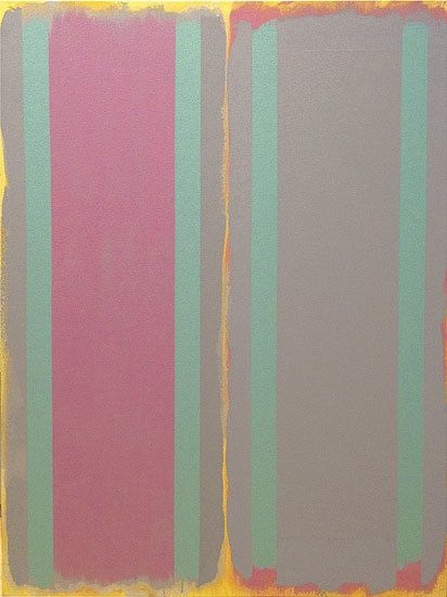 Gap Time, 1995, acrylic on canvas, 48 x 36 in.