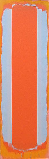 Doug Ohlson, "Distaff," 1995, acrylic on canvas, 72 x 22 in.