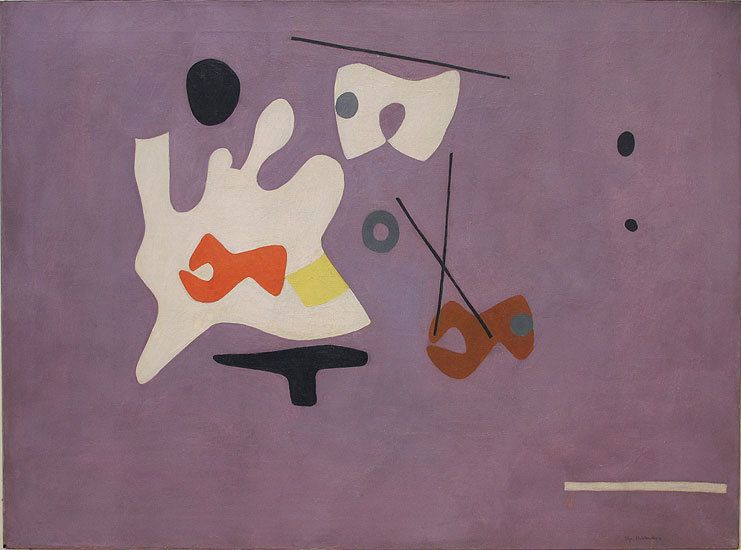 Ilya Bolotowsky, "Colbalt Violet," 1938, oil on canvas, 30 x 40 in.