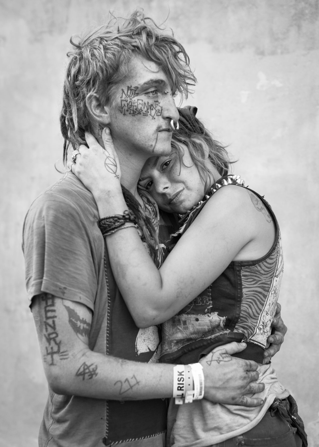 Tattooed couple by Michael Joseph