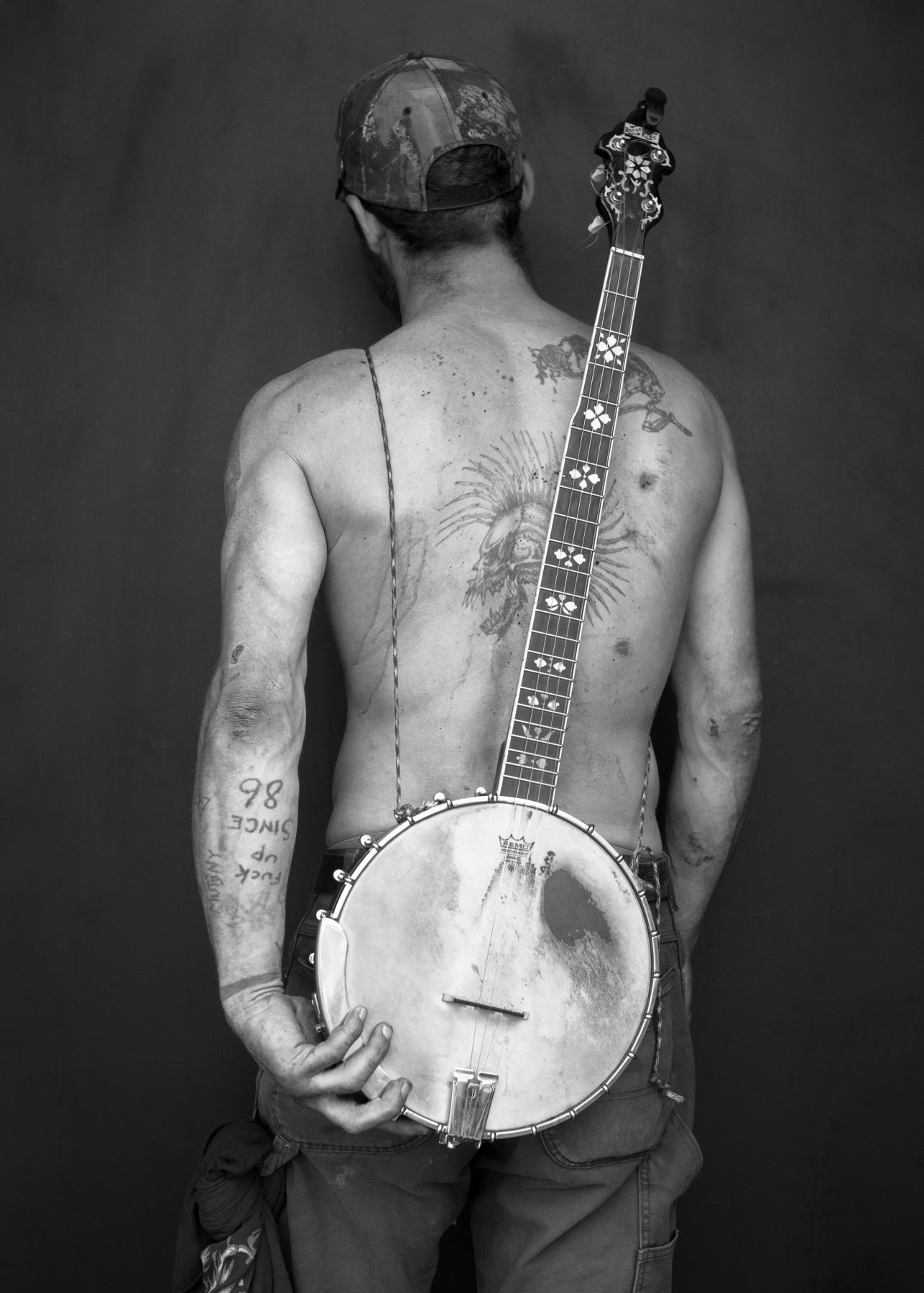 Back of man by Michael Joseph